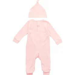 Discount DKNY Jeans Baby Piger sovepose med knyttet hue sæt Pink