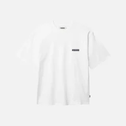 Woodbird Baine Intro T-Shirt Hvid