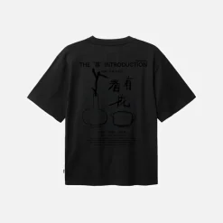 Discount Woodbird Baine Intro T-Shirt Sort