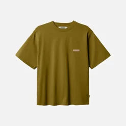 Best Woodbird Baine Space T-shirt Dark Green Grøn