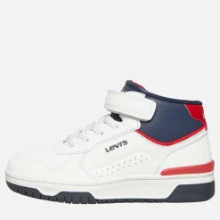 Hot Levi's Børn Dereck Hi-Top Sneakers Navy Rød 0218 Hvid