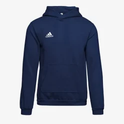 Discount adidas Børn Entrada 22 Pullover Hoodie Team Navy Blue Marineblå