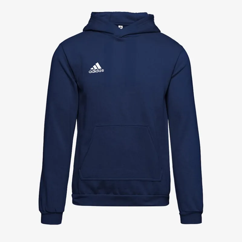 Discount adidas Børn Entrada 22 Pullover Hoodie Team Navy Blue Marineblå
