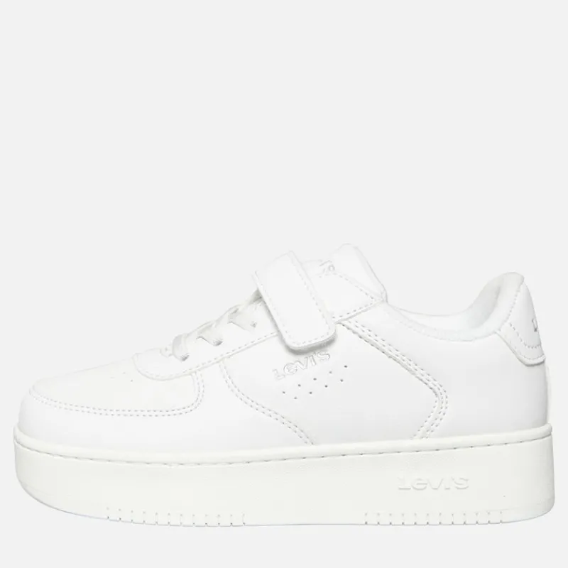New Levi's Børn Nye Union Sneakers 0061 Hvid