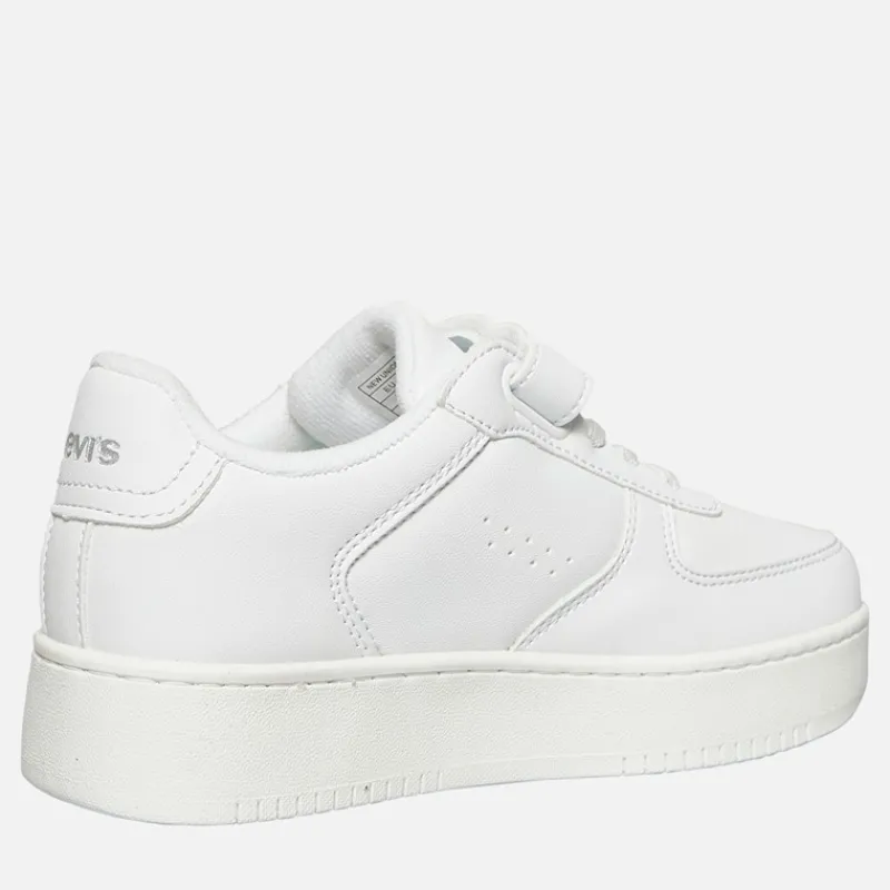 New Levi's Børn Nye Union Sneakers 0061 Hvid