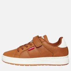 Clearance Levi's Børn Piper Sneakers Cognac 0241 Brun