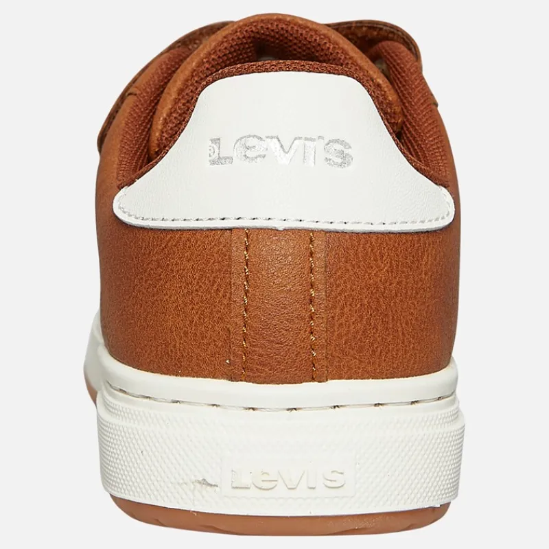 Clearance Levi's Børn Piper Sneakers Cognac 0241 Brun