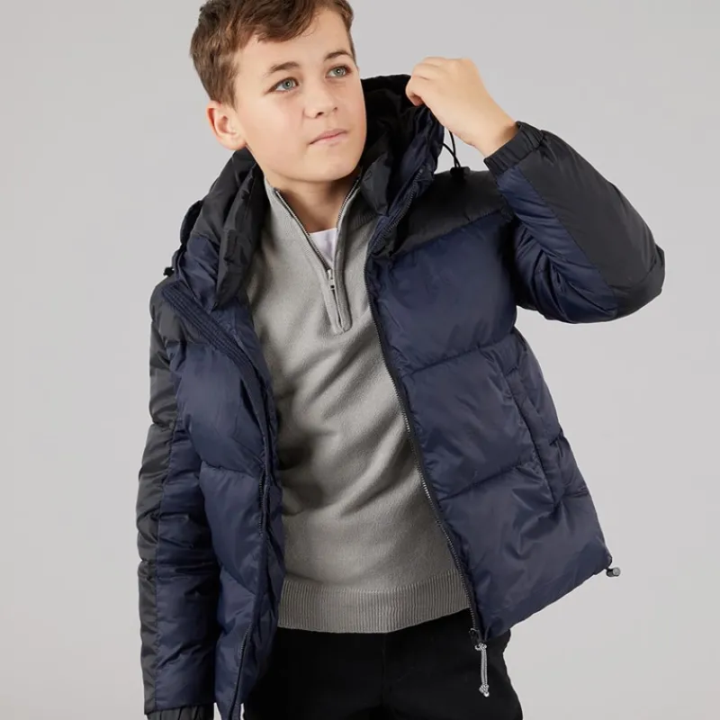 Sale Copenhagen Legacy Børne jakke med hætte Navy/Sort