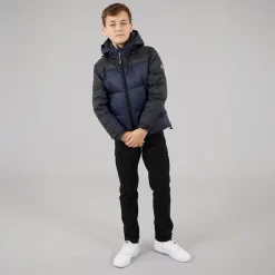 Sale Copenhagen Legacy Børne jakke med hætte Navy/Sort