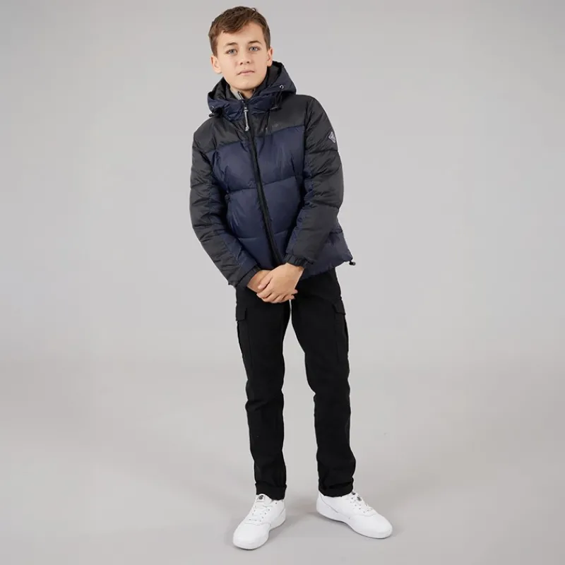 Sale Copenhagen Legacy Børne jakke med hætte Navy/Sort