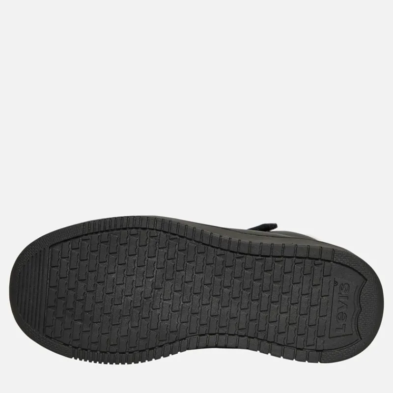 Sale Levi's Børne Nye Union Hi Top Sneakers Hvid 0008 Sort