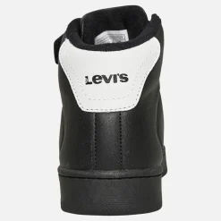 Sale Levi's Børne Nye Union Hi Top Sneakers Hvid 0008 Sort