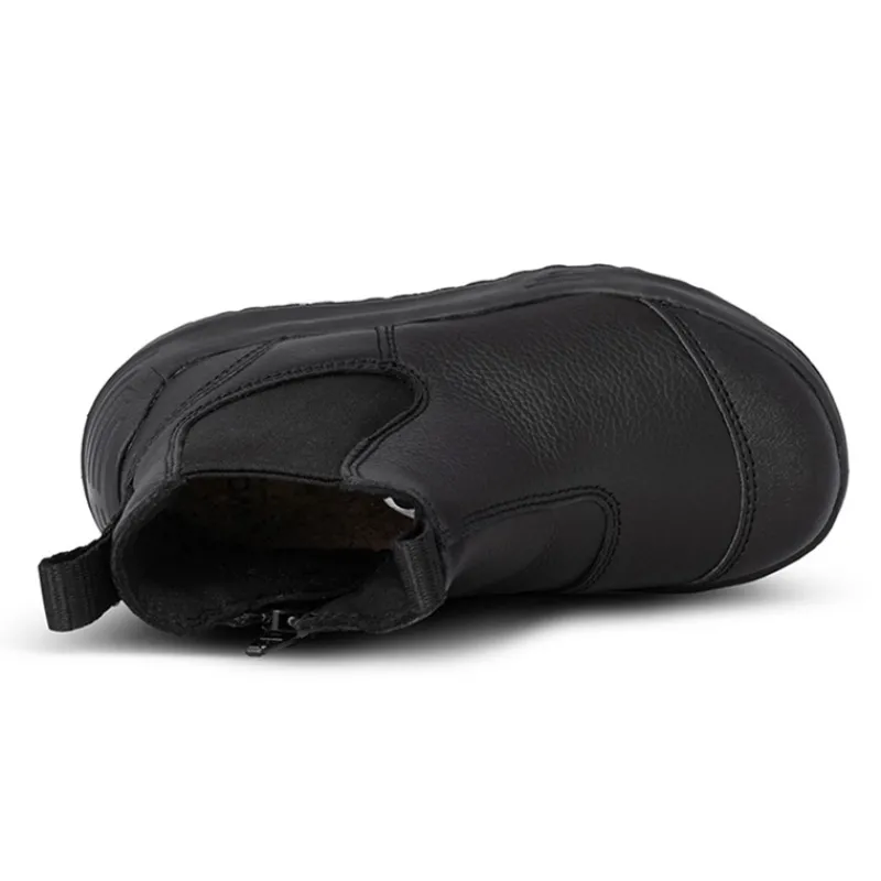 Sale Woden Børne s Silja Varme Læderstøvler 020 Black