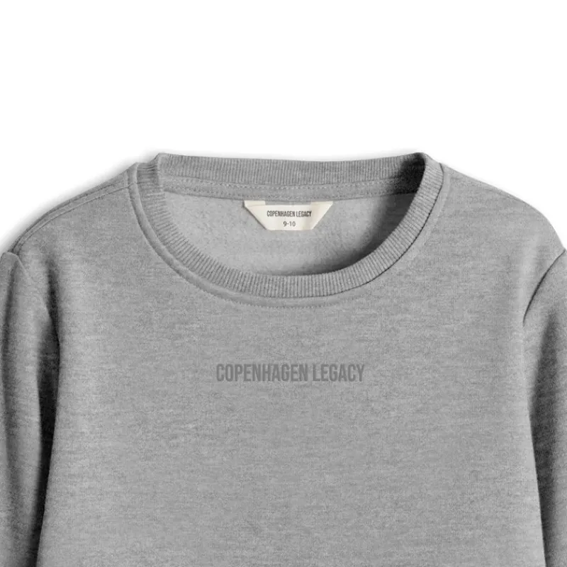 Outlet Copenhagen Legacy Børne Sweatshirt Grå Melange Grå