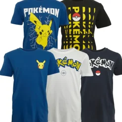 Pokemon Børns Remi Fem-pak T-shirts Multi