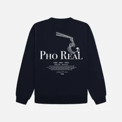 Woodbird Cane Pho Sweatshirt Navy
