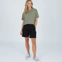 Clearance Bench Cargo Shorts til Kvinder Sort