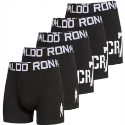 Online CR7 Drenge fem pak boxershorts sort
