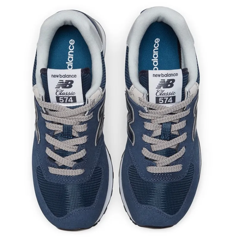 Discount New Balance Dame 574 Core Sneakers Navy Marineblå