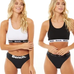 Sale Bench Dame Angelina To-pak BH'er Hvid/Sort