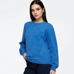 Hot Moves Dame Asla Sweater 4041 Star Sapphire Blå