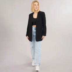 Sale Only Dame Blazer Blanca Life 3/4 Løstsiddende Sort