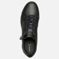 GEOX Dame Blomie Zip Sneakers Sort
