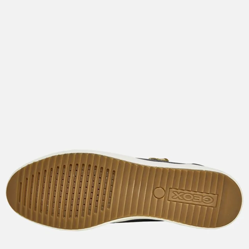 Hot GEOX Dame Blomiee Sneakers Flade Marineblå