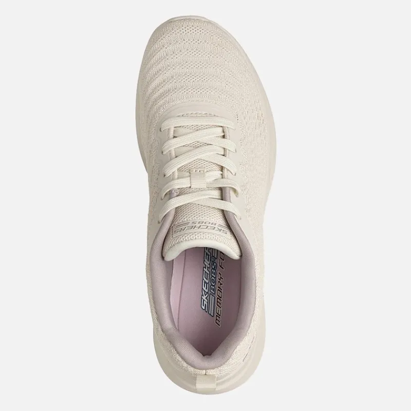 Clearance SKECHERS SPORT Dame Bobs Flex Mellow Dawn Sneakers Hvid Off-white