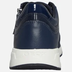Discount GEOX Dame Bulmya Lynlås Sko Navy