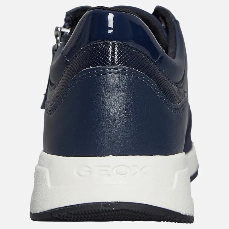 Discount GEOX Dame Bulmya Lynlås Sko Navy