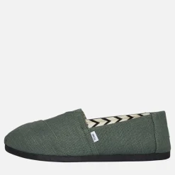 Best TOMS Dame Canvas Alpargata Espadriller Medium Green Grøn