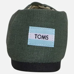 Best TOMS Dame Canvas Alpargata Espadriller Medium Green Grøn