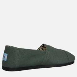 Best TOMS Dame Canvas Alpargata Espadriller Medium Green Grøn