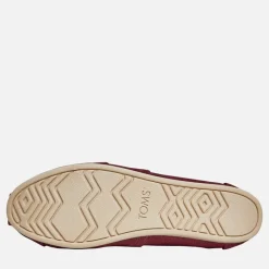 Best TOMS Dame Canvas Alpargata Espadrilles Mørk Blomme Blommefarvet