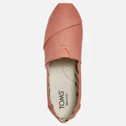 Sale TOMS Dame Canvas Alpargata Espadriller Lyserød Lyserød
