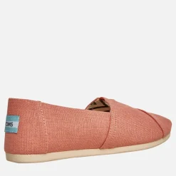 Sale TOMS Dame Canvas Alpargata Espadriller Lyserød Lyserød