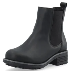 Outlet Ca'Shott Dame Caskarla Chelsea støvler WR olie nubuck Sort