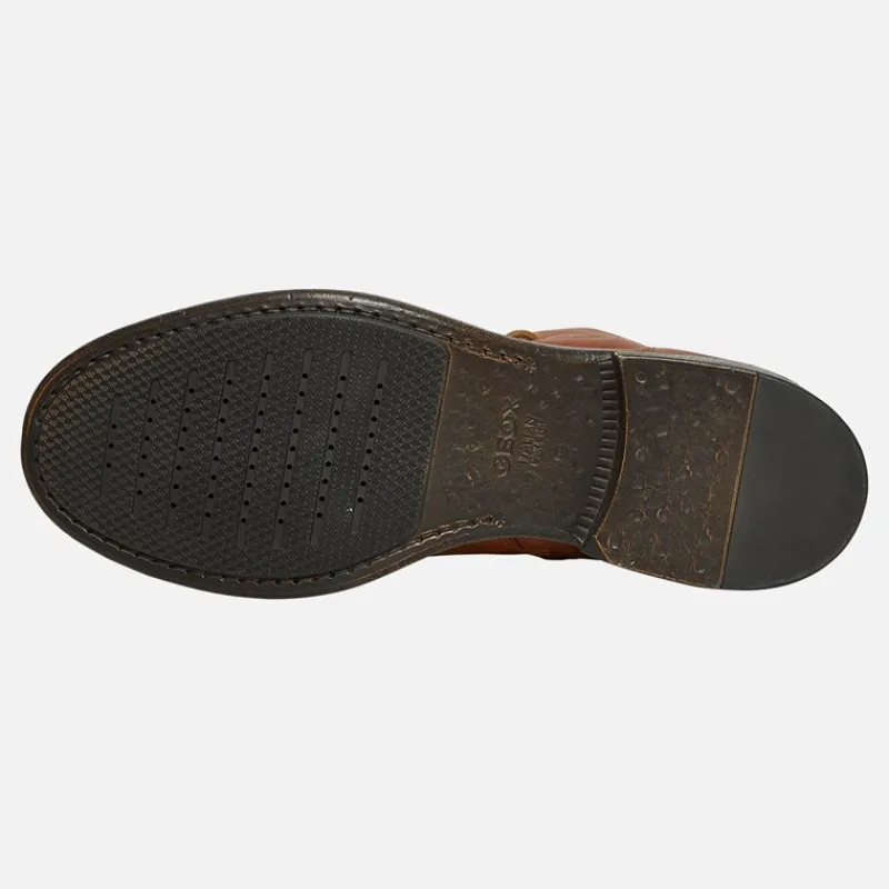 Hot GEOX Dame Catria Snøre Ankel Støvler Brun