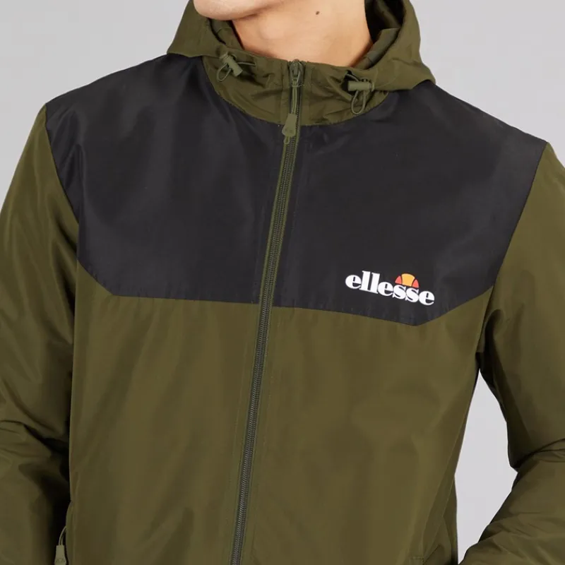 Sale Ellesse Dame Chilte Windrunner Jakke Khaki kakigrøn