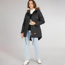 Discount Trespass Dame Clea Isoleret Vandtæt Parka Sort