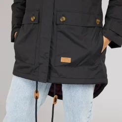 Discount Trespass Dame Clea Isoleret Vandtæt Parka Sort