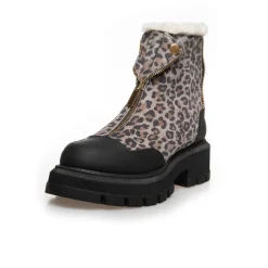 Outlet Copenhagen Shoes Dame Det Er Bare En Sne Dag Lep Støvler 0702 Lep Leopardtryk