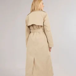Sale Only Dame Dicte X-Lang Trenchcoat Ecru