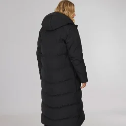 Sale Bench Dame Elli Maxi Længde Vandtæt Jakke Sort