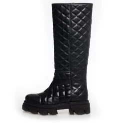 Copenhagen Shoes Dame Emily In Paris Lange Støvler 0001 Black Sort