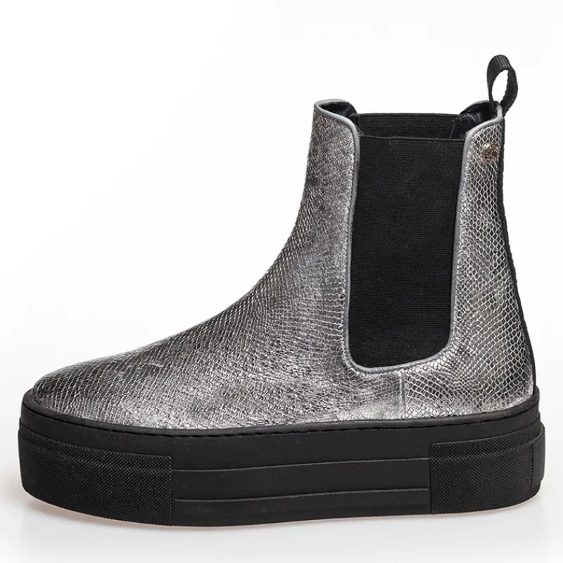 Sale Copenhagen Shoes Dame Enya Støvler 009 Sølv Slange