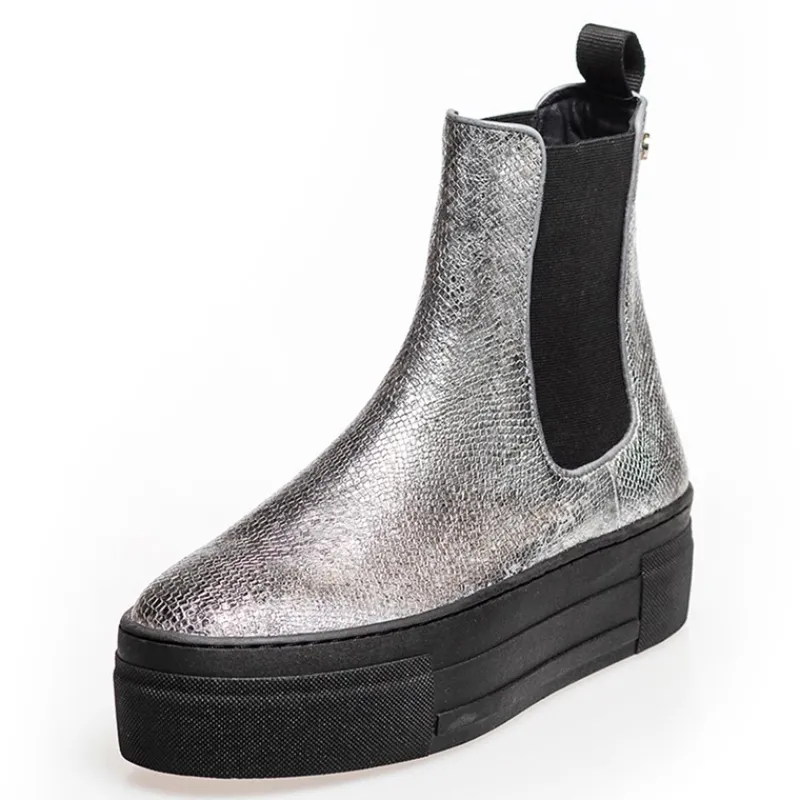 Sale Copenhagen Shoes Dame Enya Støvler 009 Sølv Slange