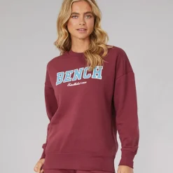 Clearance Bench Dame Ercie Sweatshirt Burgundy Bordeaux