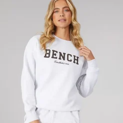 Hot Bench Dame Ercie Sweatshirt Isgrå Melering Lysegrå Mergel